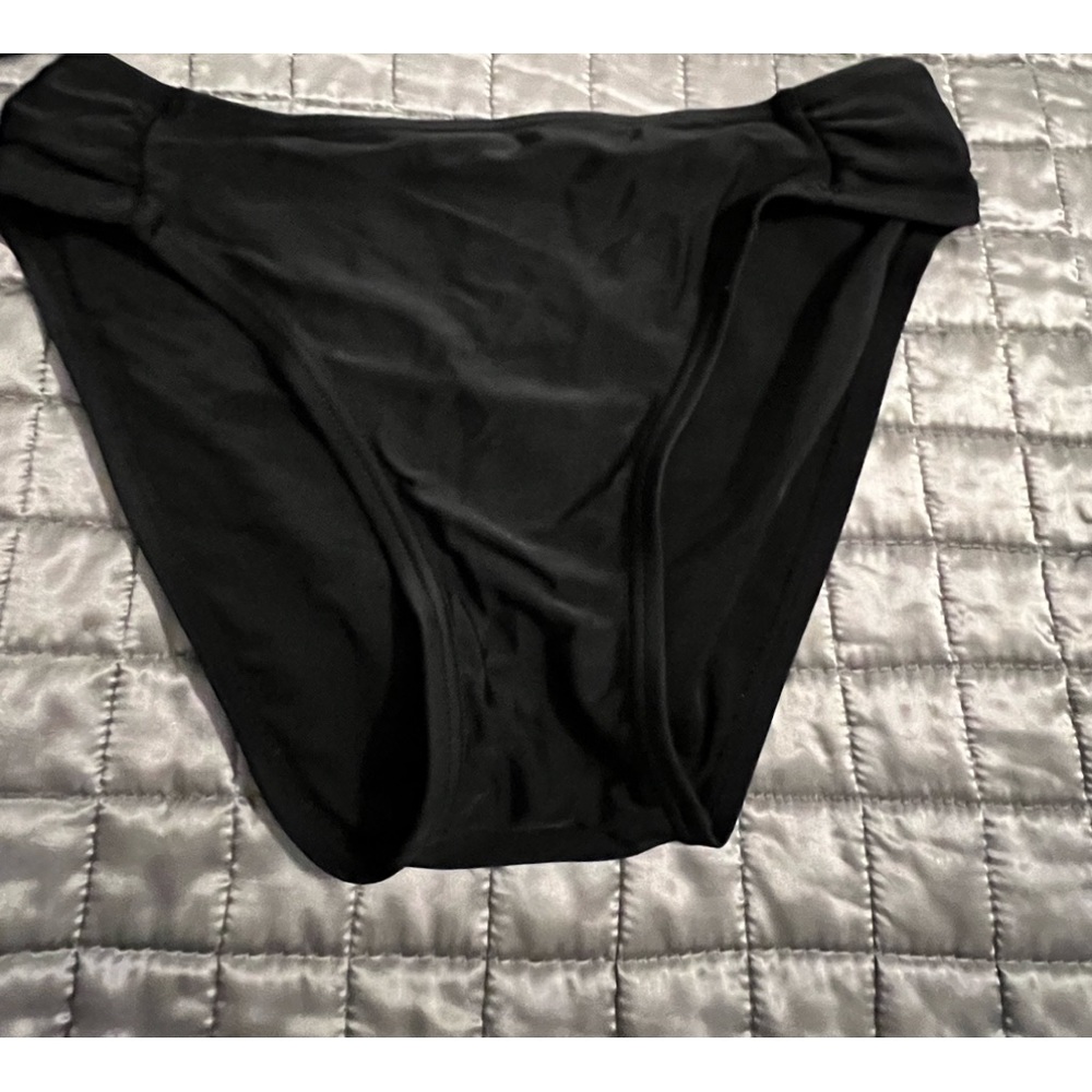 Tropical Honey black bikini bottom, size 8